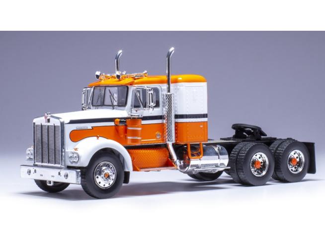 Kenworth W925 1970 Wit/Oranje - 1:43